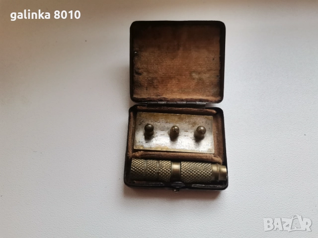 Много стара бронзова самобръсначка, снимка 4 - Антикварни и старинни предмети - 52676733