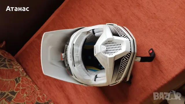 Ендуро/Мотокрос каска 661 карбон/кевлар размер М, снимка 8 - Спортна екипировка - 47724724