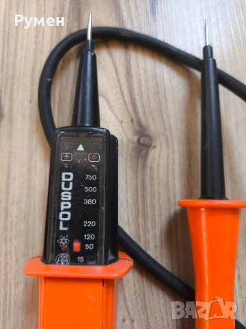 Двуполюсен тестер за напрежение Duspol, снимка 2 - Други инструменти - 53746588