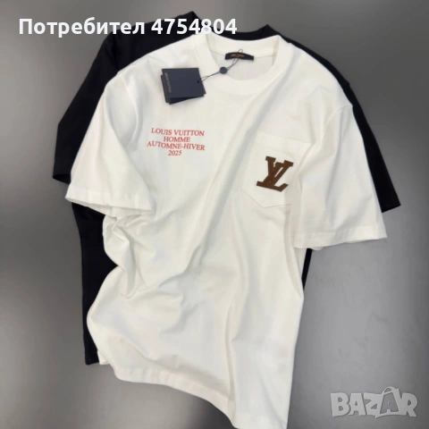 Най-високо качество мъжки тениски Louis Vuitton / Givenchy, снимка 7 - Тениски - 53709797