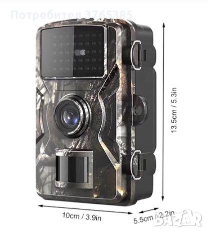 128GB 2024г. FULL HD 1080P Водоустойчива Ловна Камера Вграден Монитор Фото Капан PIR Сензор Движение, снимка 13 - HD камери - 41264947