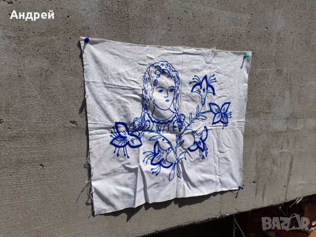 Старa бродирана калъфка за възглавница #57, снимка 3 - Антикварни и старинни предмети - 41064757