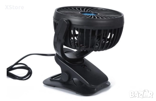 Мини портативен вентилатор със стойка за кола или бюро, снимка 5 - Аксесоари и консумативи - 52483262