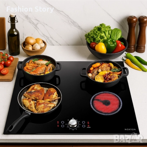 Стъклокерамичният плот NOXTON NTC-D46082, снимка 4 - Котлони - 52031049