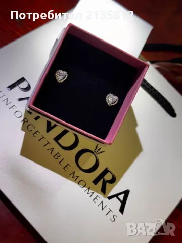 Обеци Пандора Валс Pandora , снимка 4 - Обеци - 49920360