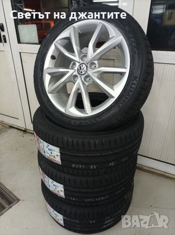 Джанти 17 Цола със Гуми Нови 5x112 Audi / VW Golf 6/7/8/ Touran/ Caddy /Jeta/ Seat/ Skoda Нови, снимка 2 - Гуми и джанти - 39161356