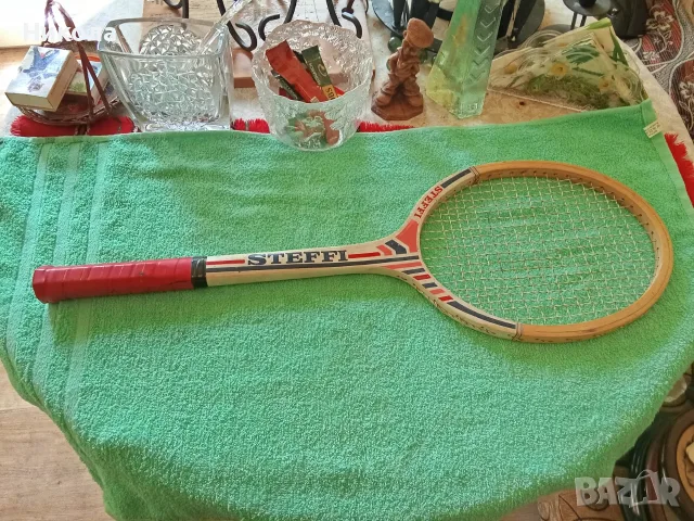 Стара дървена тенис ракета Steffi, снимка 4 - Тенис - 55803137