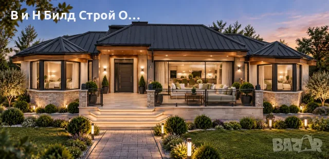 Сглобяема къща 92 м² с 2 спални | Всичко включено до етап ТАПА