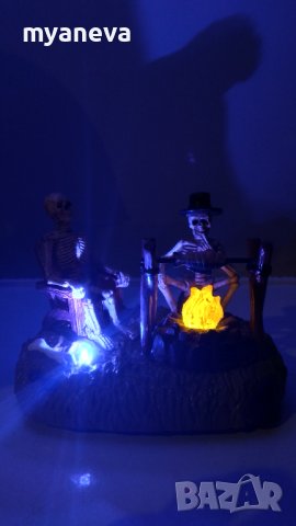 Хелоуин ,  Halloween лампа с батерии., снимка 3 - Соларни лампи - 42513802