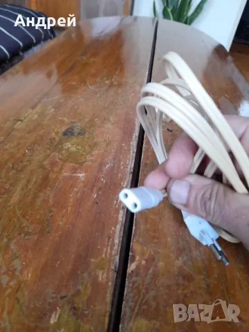 Стар захранващ кабел за радио,радиоприемник #2, снимка 2 - Други ценни предмети - 48455060