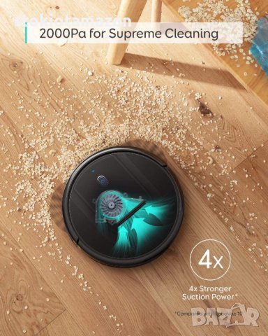 Робот прахосмукачка Eufy Robovac G10 робот прахосмукачка 2 в 1 с моп, 2000 Pa, снимка 4 - Прахосмукачки - 38698154