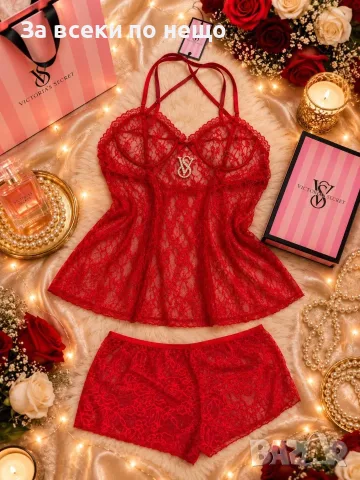 Victoria's Secret Дамска Пижама🔝Дамска Нощница - Различни Цветове Код SK2008, снимка 6 - Пижами - 55740707