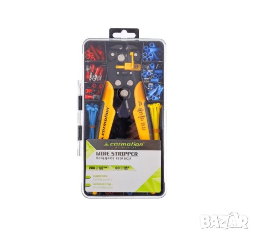 Carmotion Клещи кримпващи рязане оголване на кабели кабелни обувки, снимка 2 - Клещи - 41211985