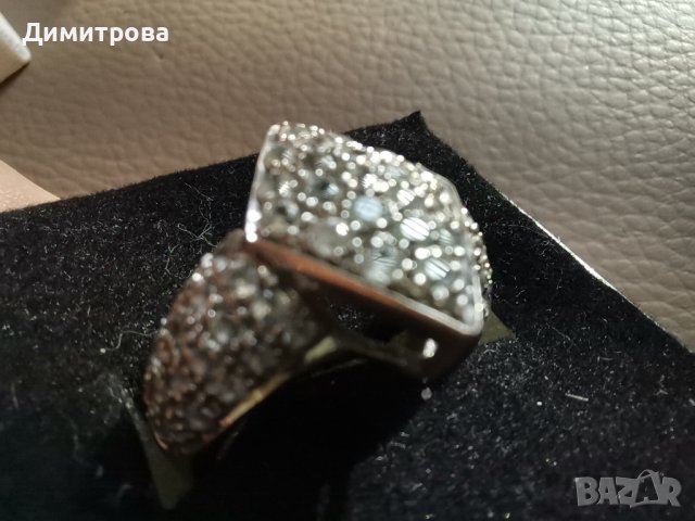 Масивен сребърен пръстен с камъни, снимка 8 - Пръстени - 35189175