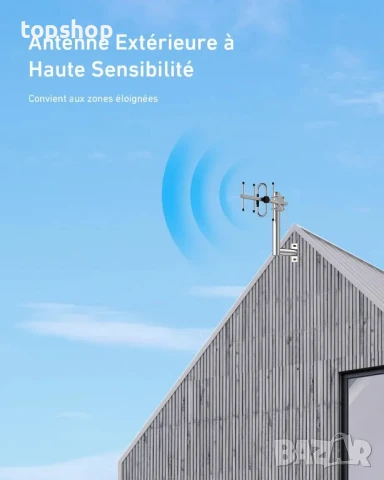 НОВ ANNTLENT N30 Усилвател на сигнала за 4G, 3G, 2G, съвместим с всички оператори, 70dB усилване, снимка 4 - Друга електроника - 50501632