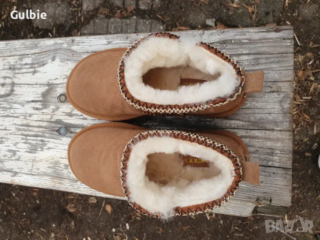 Непромокаеми велурени Дамски боти, снимка 2 - Дамски боти - 48246040