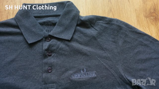CHEVALIER Herren Polo-Shirt Whats Pique Navy размер M тениска - 267, снимка 5 - Тениски - 41245277