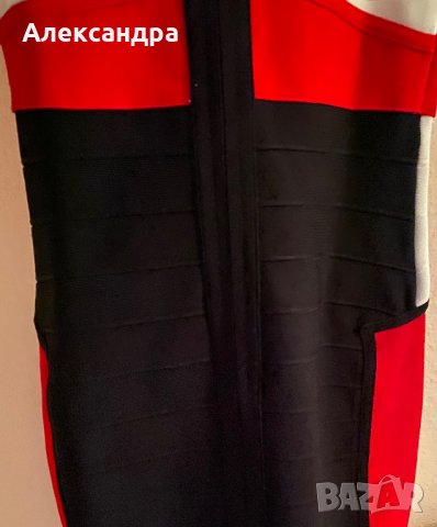 Ластична трицветна рокля, снимка 5 - Рокли - 35873380