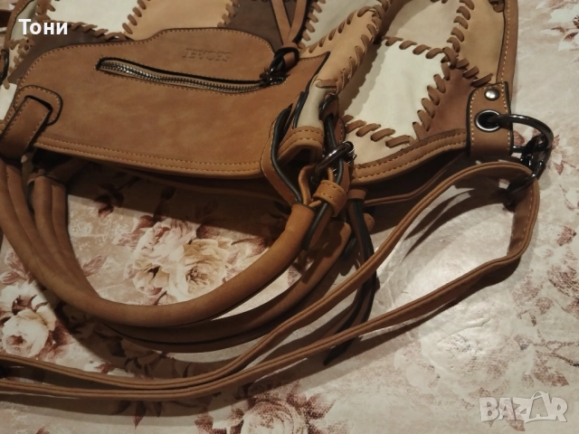 SECRET Оригинал Нова Кожена Дамска Чанта , снимка 18 - Чанти - 51773537