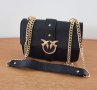 Луксозна Черна чанта/реплика  Pinko ZW30, снимка 1 - Чанти - 40571063