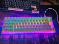 Механична RGB клавиатура за компютър 65% Womier Gateron Brown gaming keyboard геймърска светеща, снимка 2