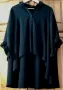 Черна асиметрична риза-туника SHEIN, XL, снимка 1