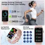 Смарт часовник Fempoin – 1,47" HD, 24 спортни режима, IP68, снимка 6