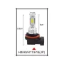 2 БРОЯ LED Диодни крушки H11 H8 100W 12V +100% повече светлина, снимка 2