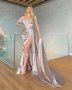 Луксозна бална рокля от италиански сатен , снимка 1 - Рокли - 41566614