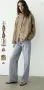 Раирано бомбър яке от лен на Massimo Dutti, снимка 3