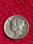 Сребърна монета дайм one dime 1945, снимка 1