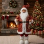 Внеси коледно вълшебство у дома – фигура на Дядо Коледа, която създава празнично настроение за секун, снимка 6