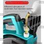 Акумулаторна Резачка Makita 36v 8Ah Макита кастрачка с резервоар 30см, снимка 5