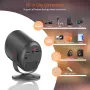 Проектор KSAN със стойка, 1080P WiFi проектор с Bluetooth и електрически фокус БЯЛ, снимка 6