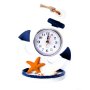 Часовник Ahelos, Котва, Дървен, 18х13 см., снимка 1 - Морски сувенири - 41668049