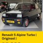 Десен Мигач За Рено 5 Алпин Турбо 1972-1996 Година  Renault 5 Alpine Turbo , снимка 1