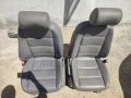 Предни седалки сива кожа с подгрев за Ауди а6 ц6 4ф Audi A6 c6 4f, снимка 7