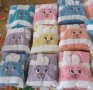 Детски памучни хавлиени халати за баня със качулка от 100% памук., снимка 9
