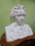 Прекрасен голям антикварен немски бюст , снимка 5