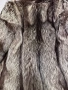 Кожено палто от сребърна лисица - цели кожи, снимка 4
