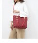 Червена дамска чанта от Еко кожа - Елегантен Комплект от 6 части, снимка 2