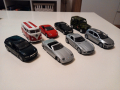Метални колички Mercedes, BMW, VW, Porsche, FIAT_1/34-1/42