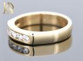 Нов Златен Пръстен с 0.45кт Естествени Брилянти , снимка 3
