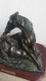 Винтидж скулптура на кон и жребче, снимка 3