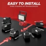 Нова LED гаражна работна лампа за Milwaukee M18 18V с 2 USB без батерия, снимка 2
