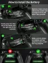 Нова Xbox Зарядна Станция + 4 Батерии 2000mAh за игри геймър, снимка 4