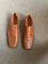 Кожени обувки “Уисконсин” тип Сабо с лек ток, снимка 1 - Ежедневни обувки - 39362977