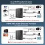 HDMI Audio Extractor / Аудио екстрактор 4K@60Hz с ARC eARC, снимка 3