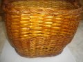 Стара Битова Кошница От Ракита-Голяма-Отлична-540х380х270мм-От Соца, снимка 8