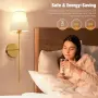 2 златисти акумулаторни аплика NIORSUN с дистанционно, 50,5 см, снимка 6